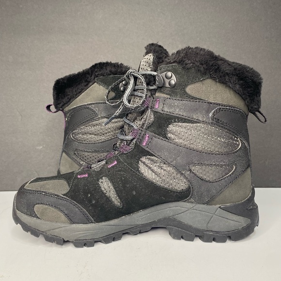 Merrell Women's Kiandra Black Waterproof 200g Winter Hiking Boots Sz 8.5 Sz 9 - Picture 6 of 13